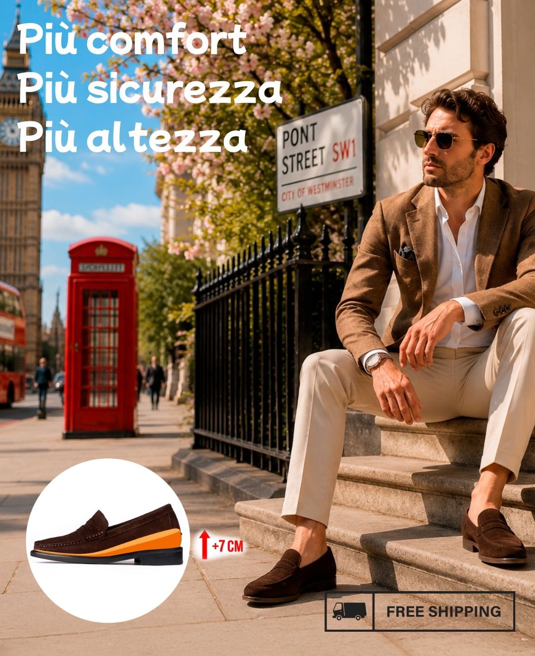 Scarpe per essere pi&ugrave; alto